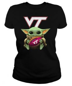 Baby Yoda Hug Virginia Tech Football