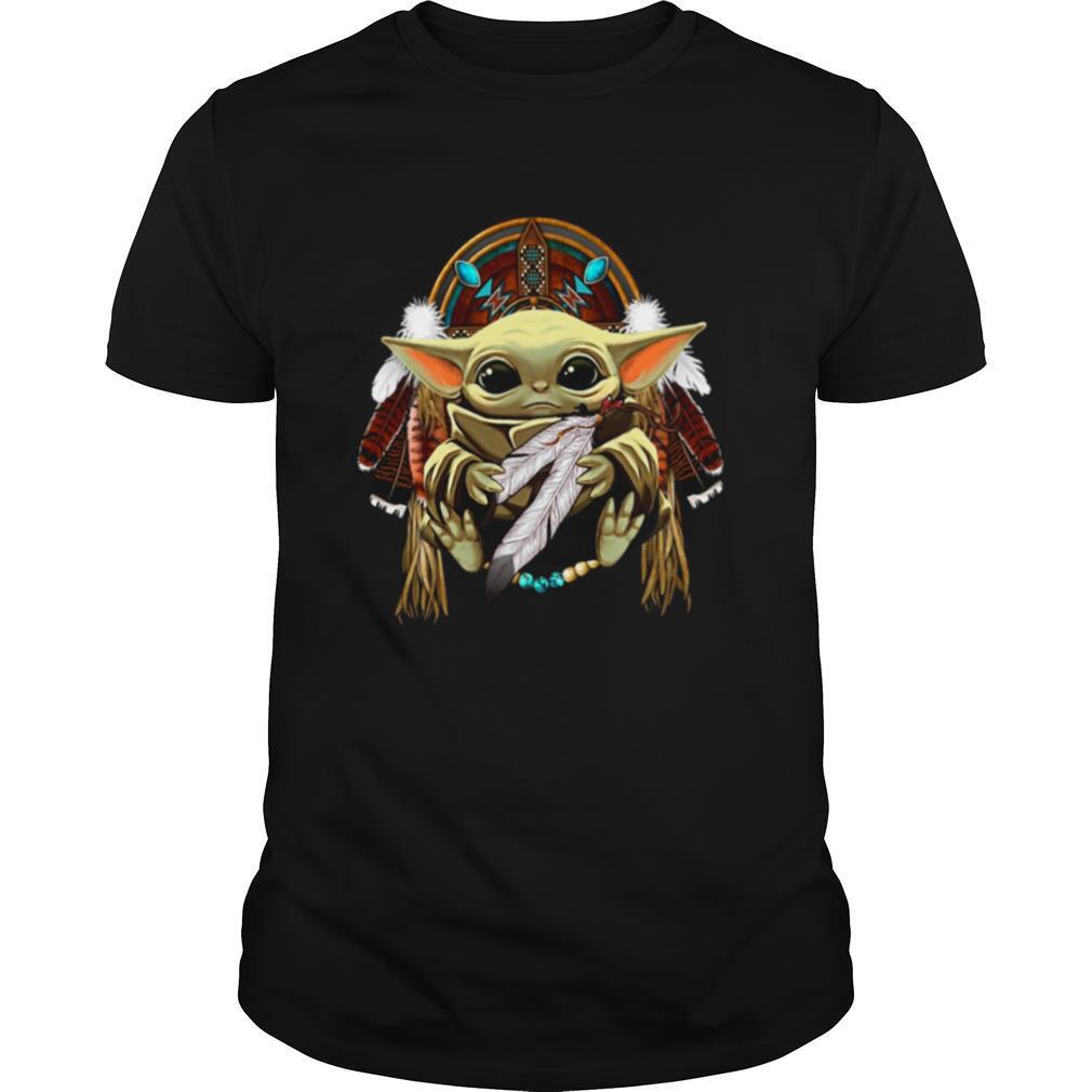 Baby Yoda Native American shirt