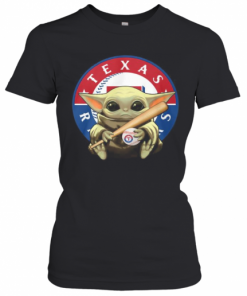 Baby Yoda Texas Rangers Baseball T-Shirt Classic Women's T-shirt