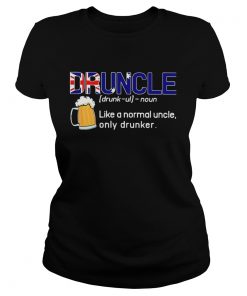 Beer Druncle Like A Normal Uncle Only Drunker  Classic Ladies