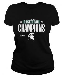 Big ten men’s 2020 basketball champions michigan state spartans shirt