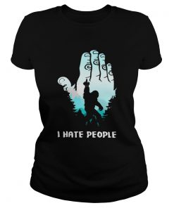 Bigfoot Hand I Hate People  Classic Ladies