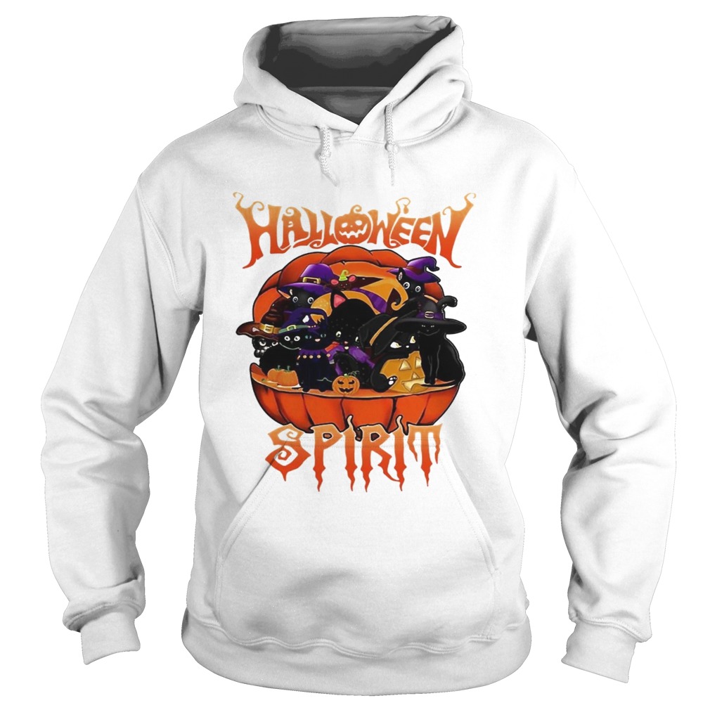 Black Cat Halloween Spirit Hoodie