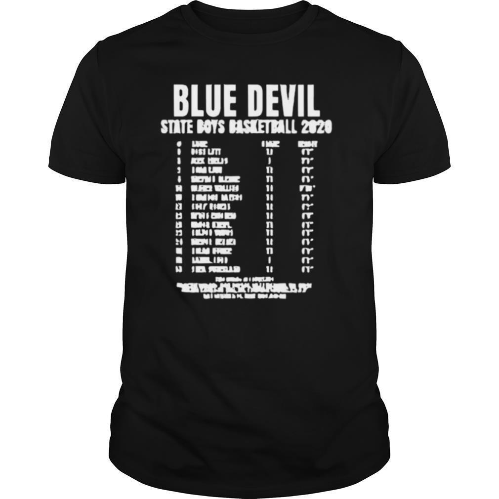 Blue devil state boys basketball 2020 shirt