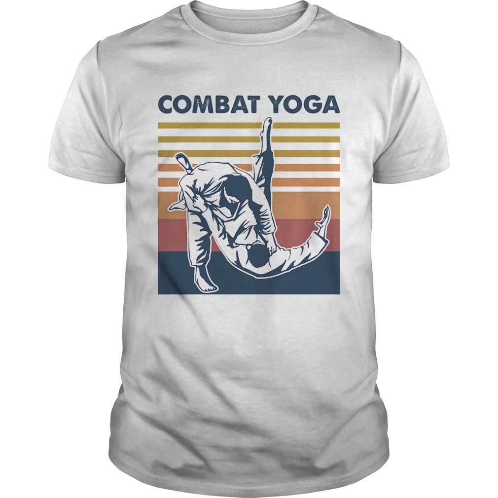 COMBAT YOGA VINTAGE RETRO shirt