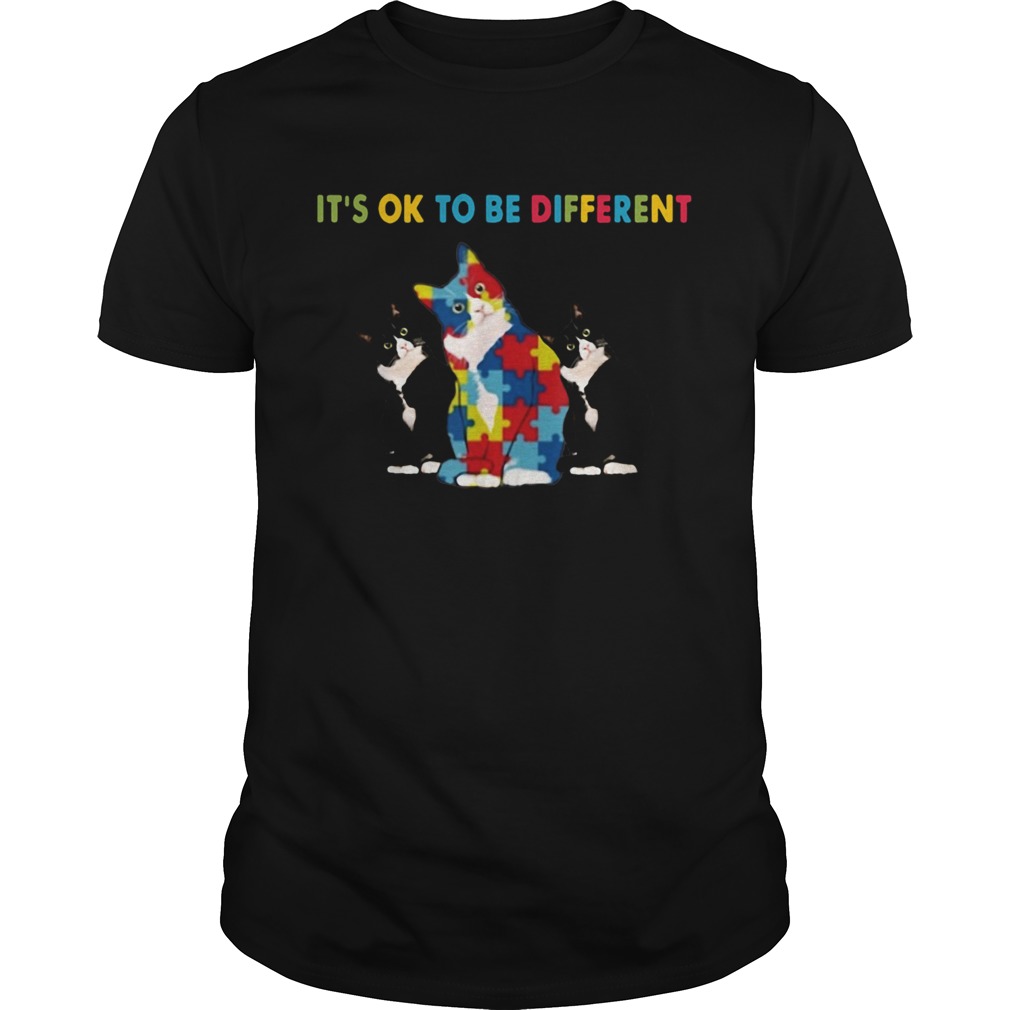 Cat Autism Its Ok To Be Different shirt