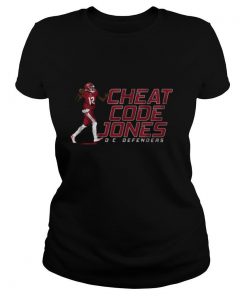 Cheat code jones dc defenders football shirt