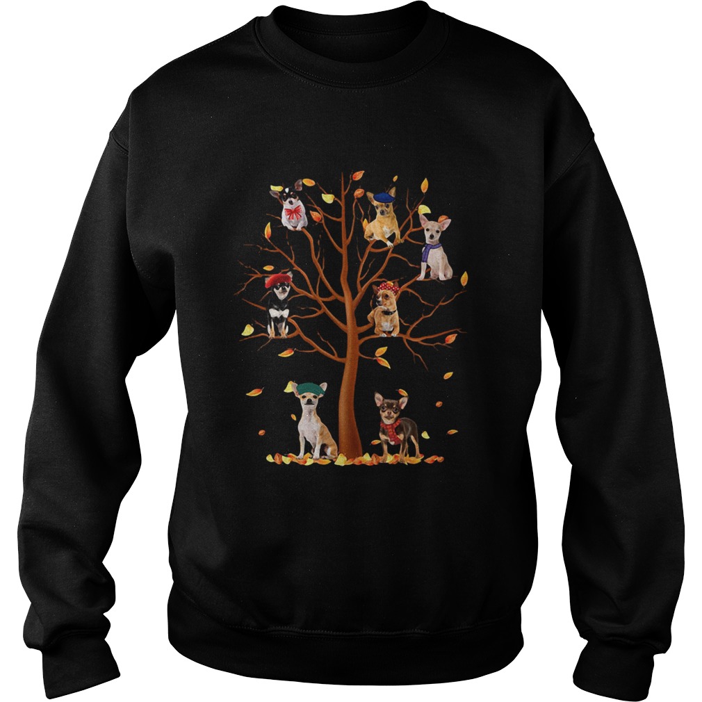 Chihuahua Fall Tree Sweatshirt