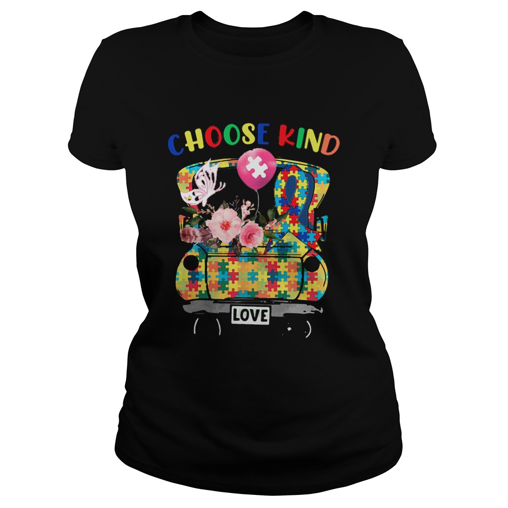 Choose Kind Love Autism Awareness Classic Ladies