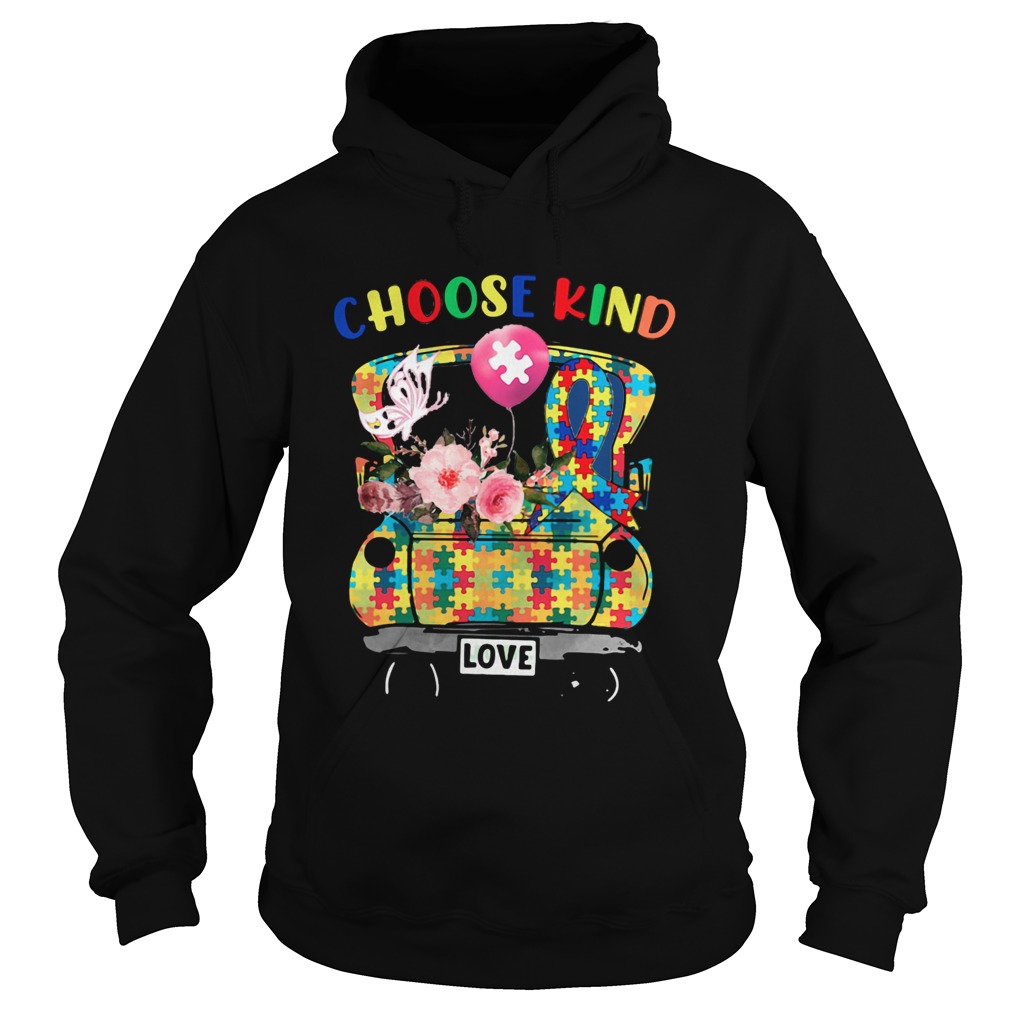 Choose Kind Love Autism Awareness Hoodie