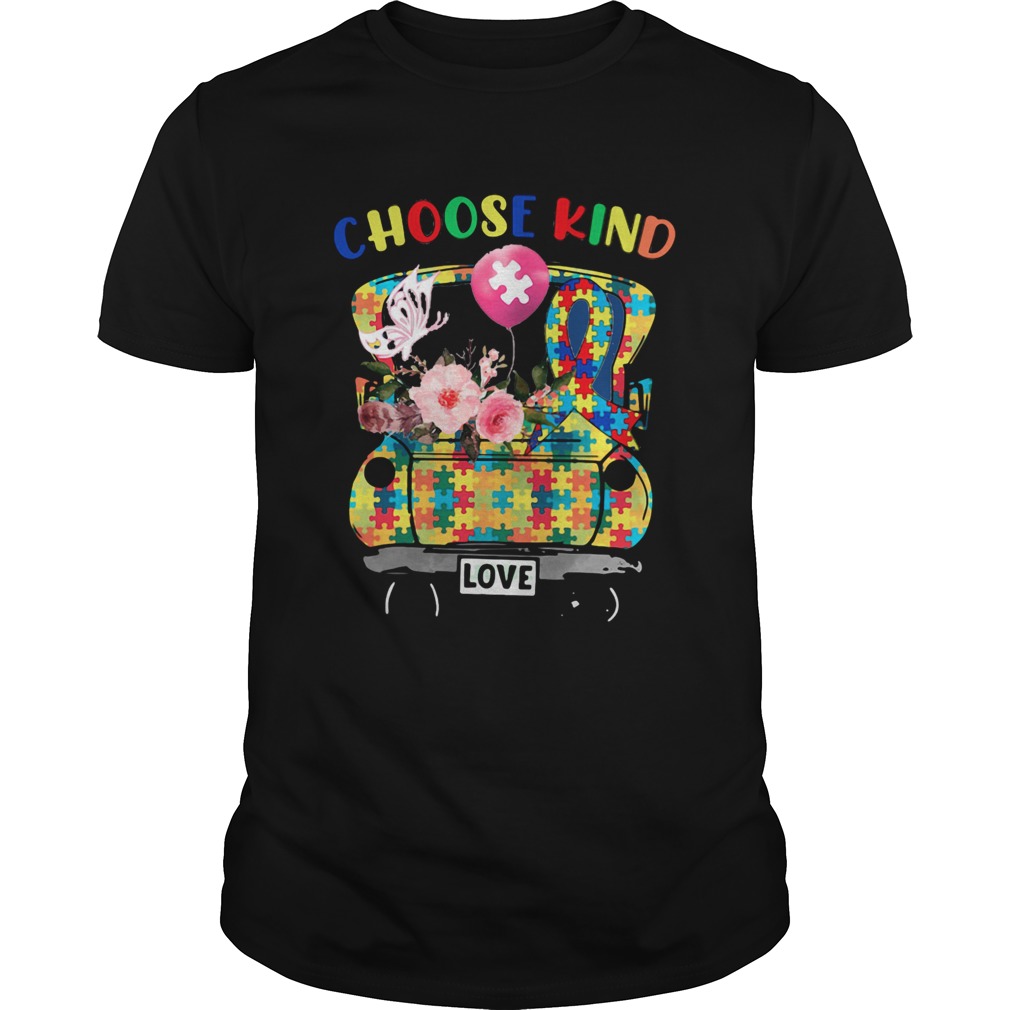 Choose Kind Love Autism Awareness shirt