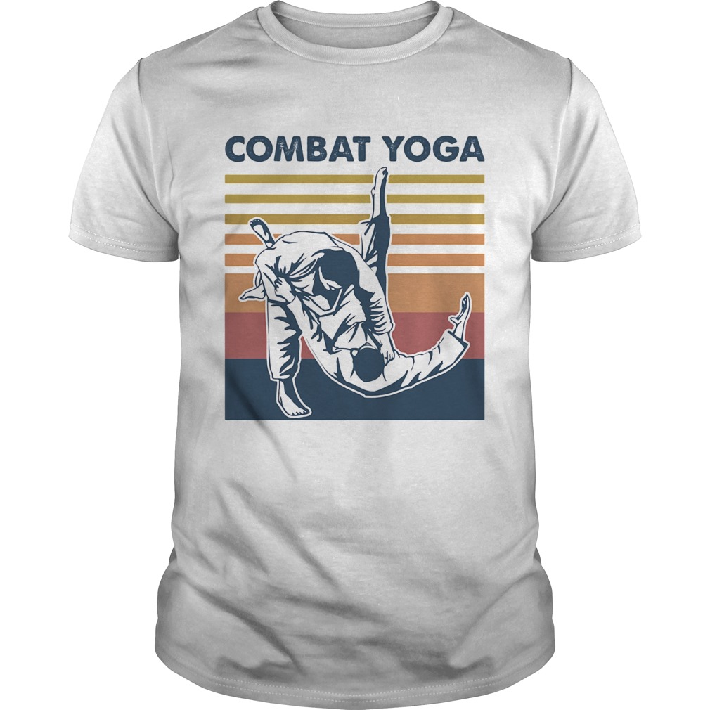 Combat Yoga Vintage Retro shirt