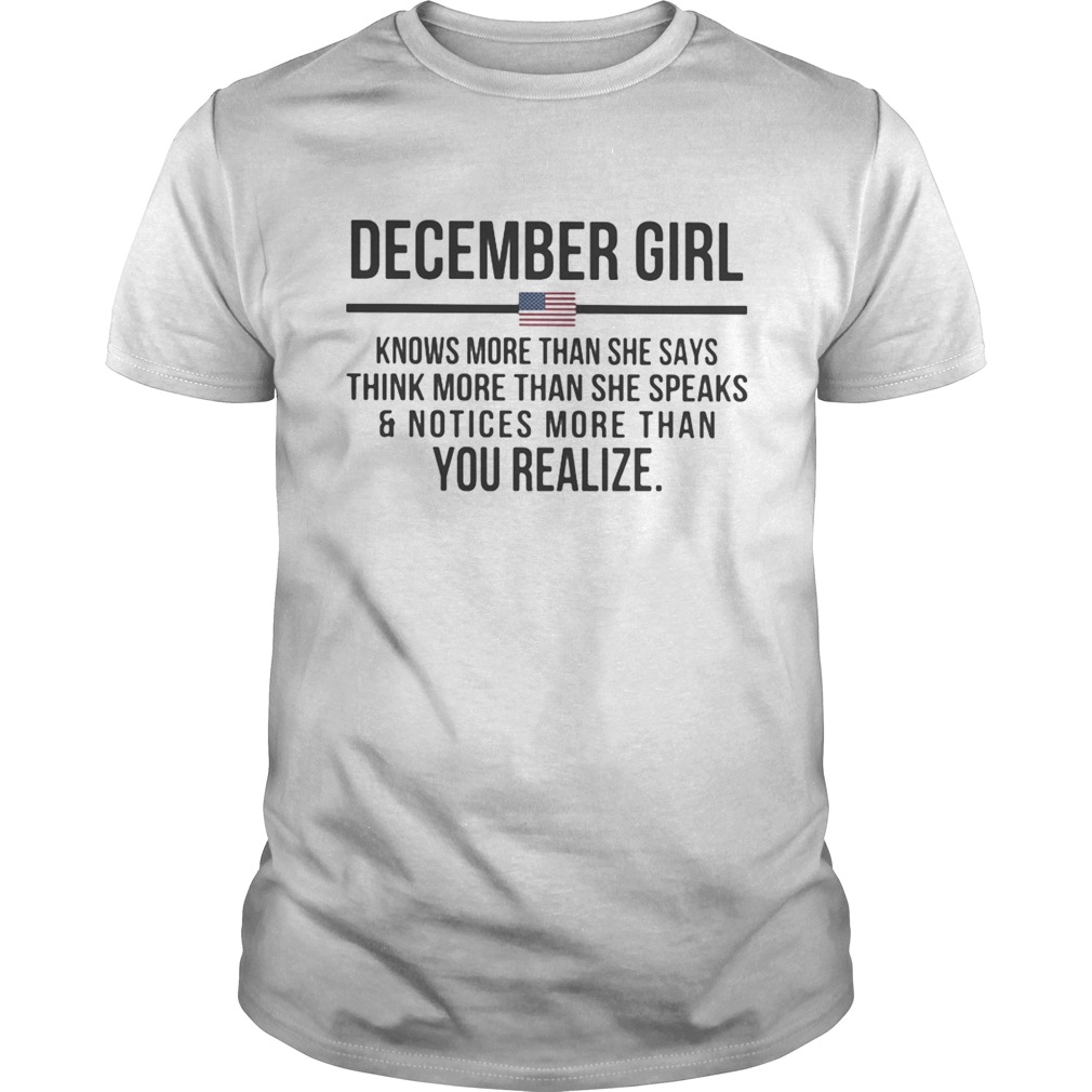 December girl knows more than she says think more than she speaks and notices more than you realize