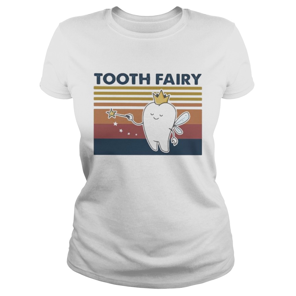 Dental Hygienist Tooth Fairy Vintage retro  Classic Ladies