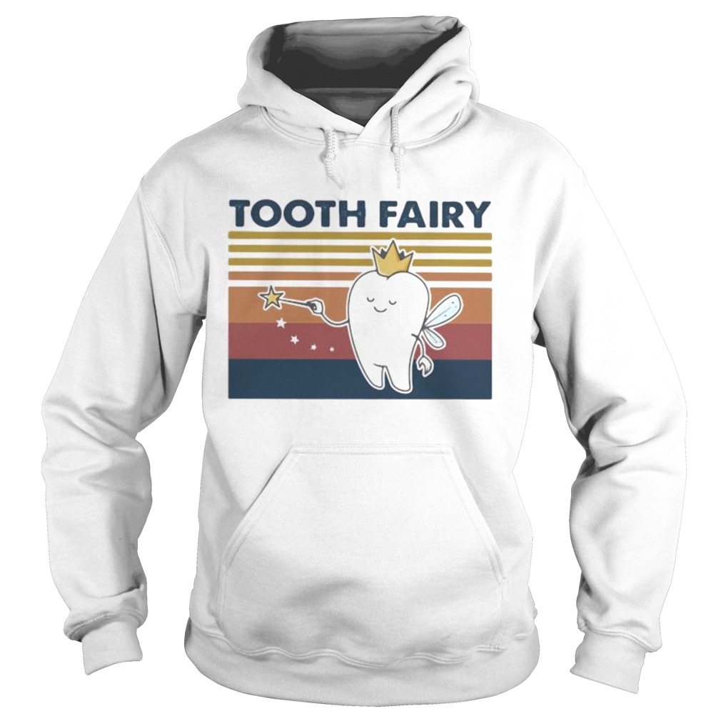 Dental Hygienist Tooth Fairy Vintage retro  Hoodie