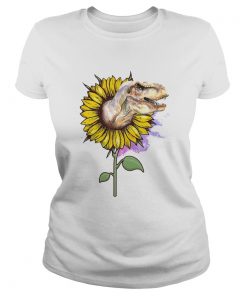 Dinosaurs T Rex Sunflower  Classic Ladies