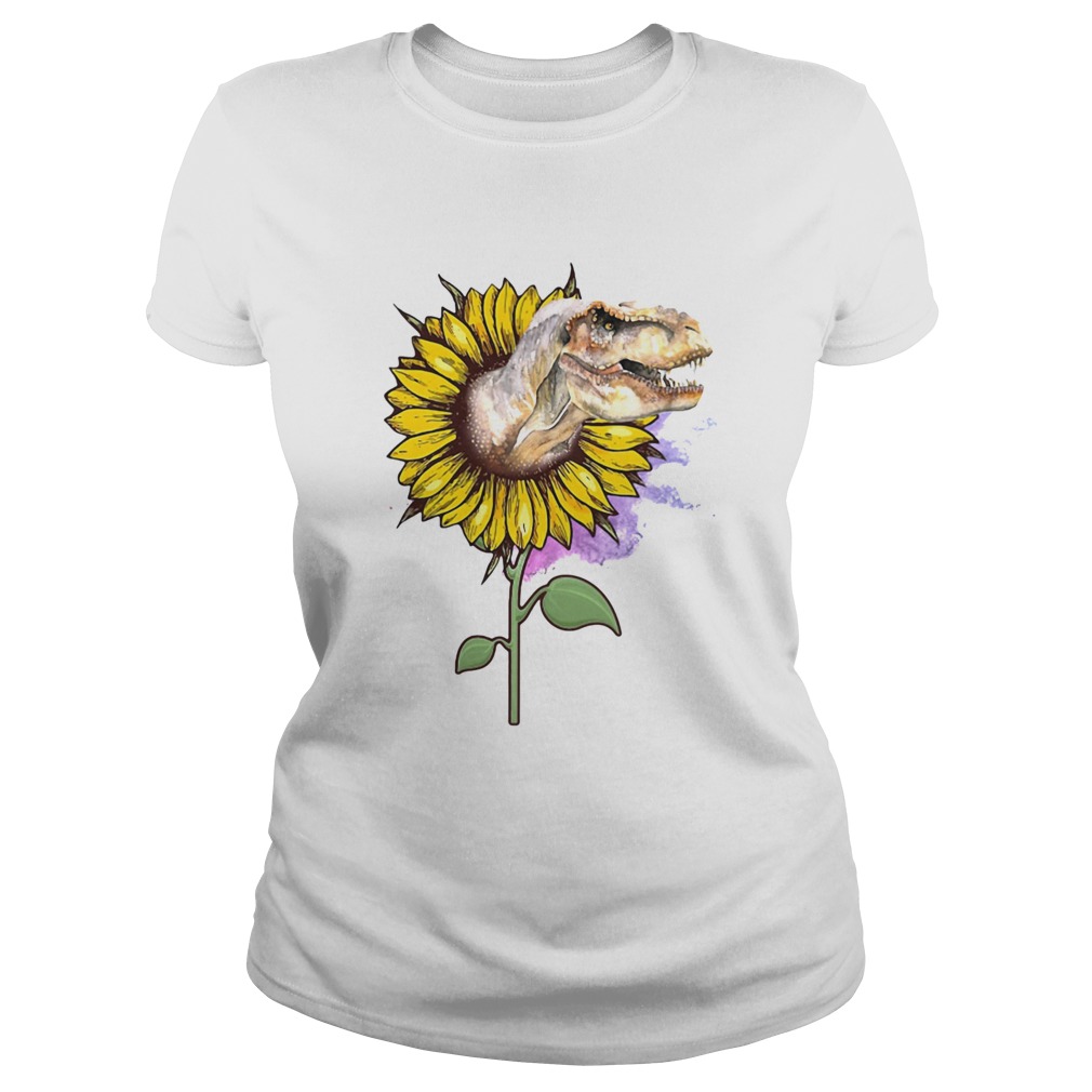 Dinosaurs T Rex Sunflower Classic Ladies