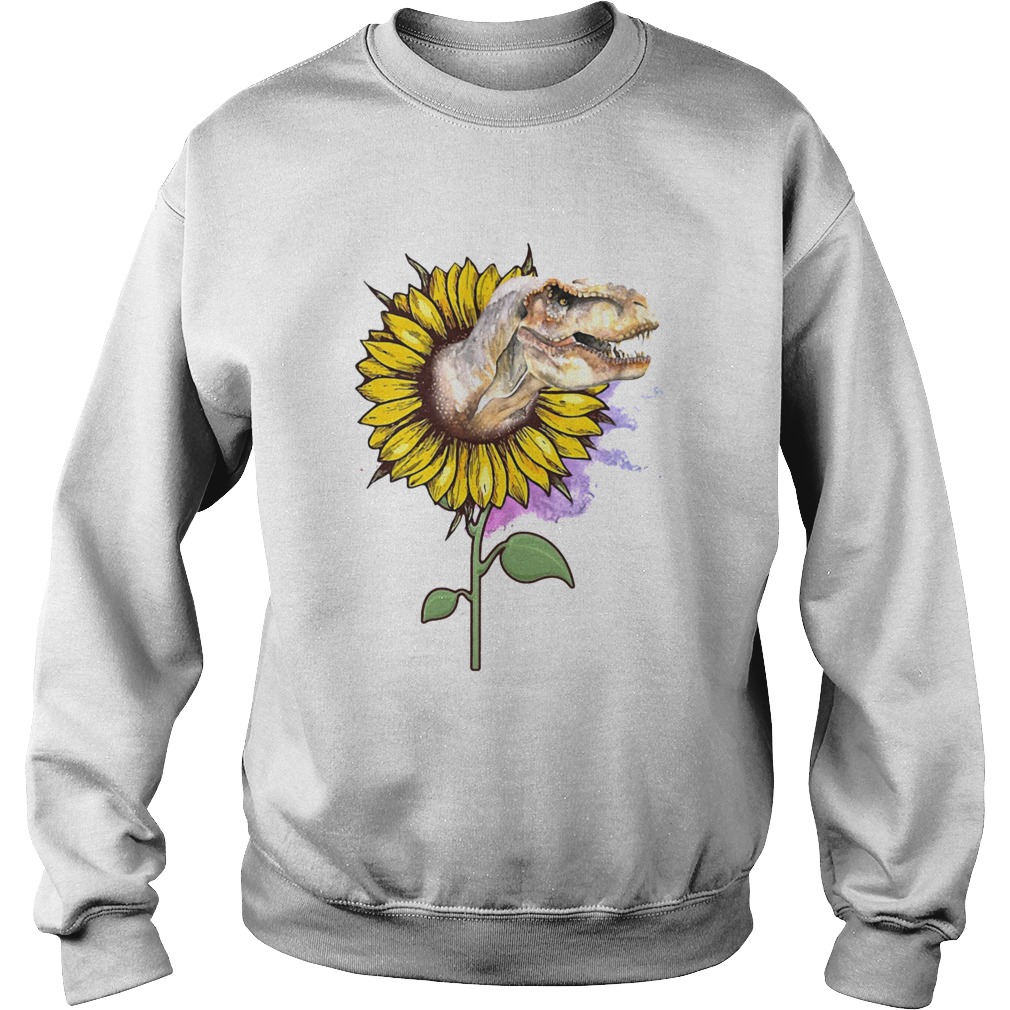 Dinosaurs T Rex Sunflower Sweatshirt