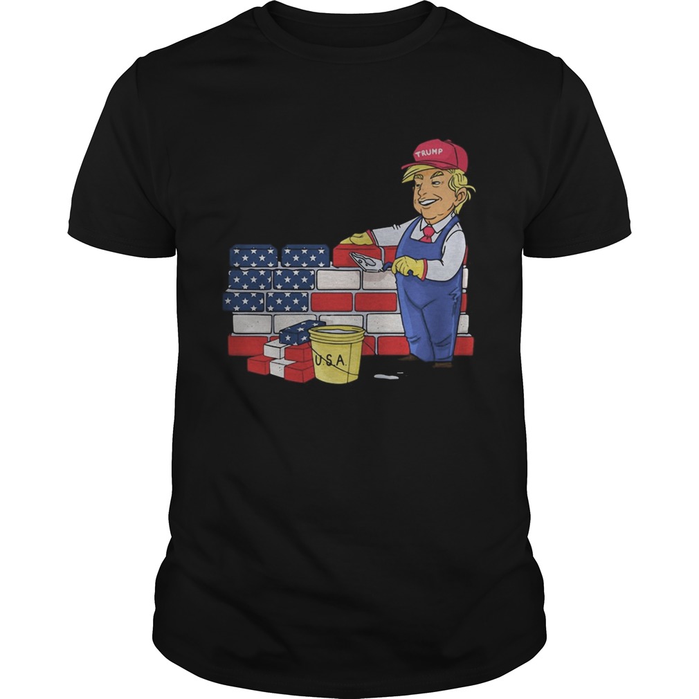 Donald Trump Building The Wall USA shirt