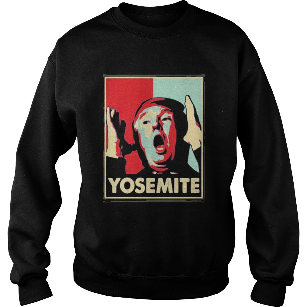 Donald trump yosemite art Sweatshirt