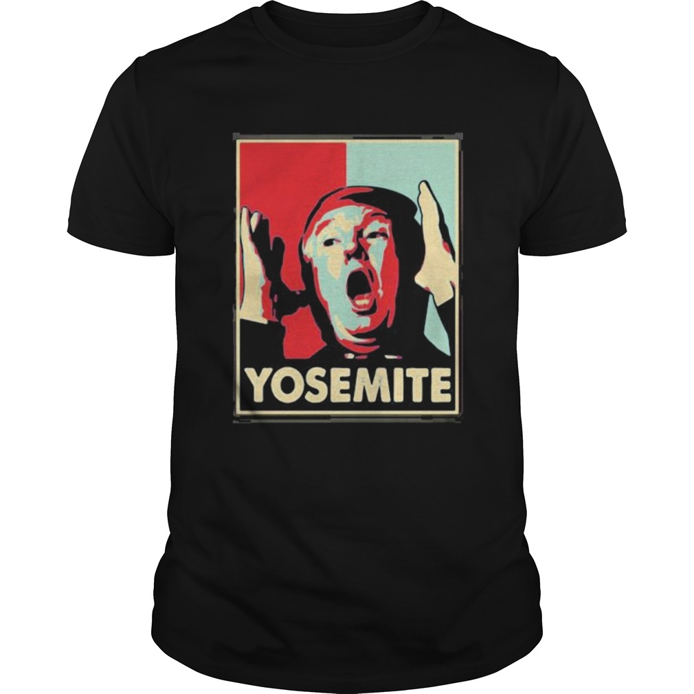 Donald trump yosemite art shirt