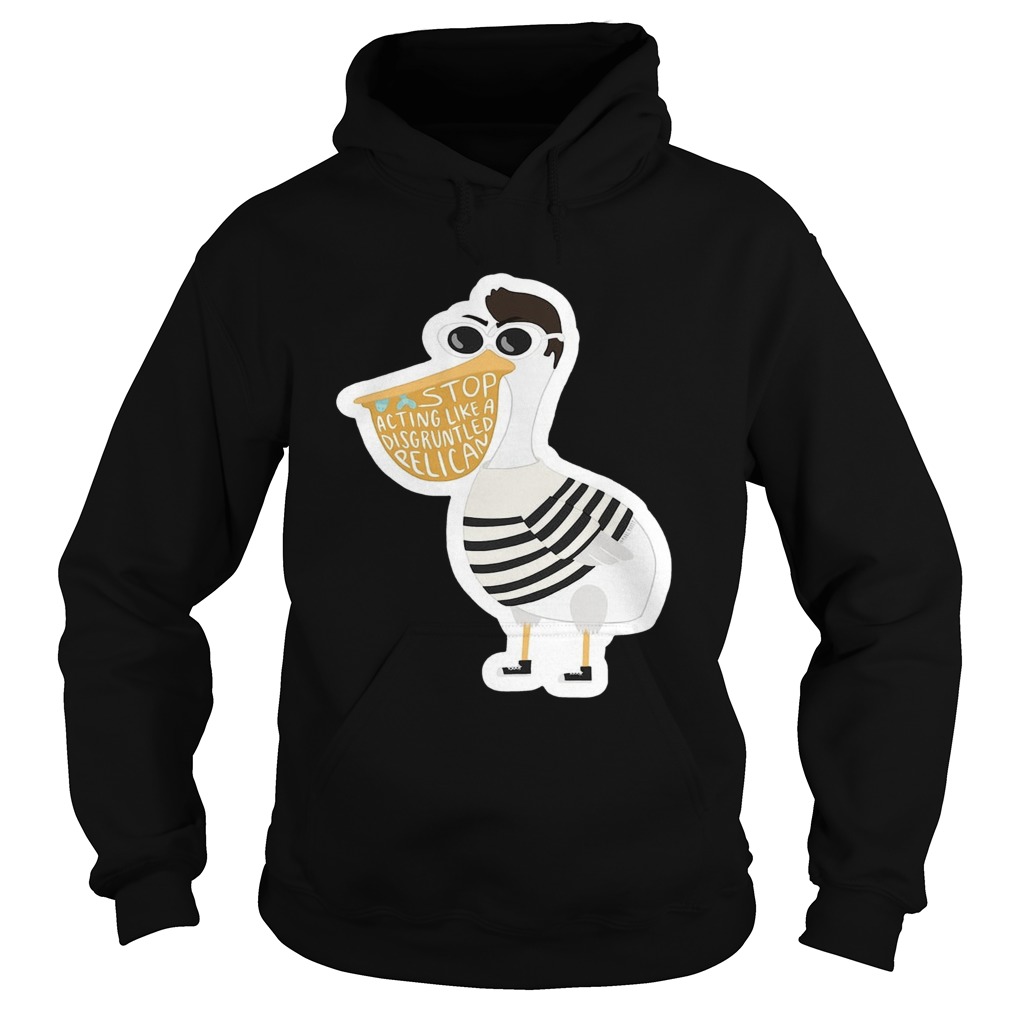 Duck Stop Acting Like A Disgruntled Pelican Hoodie