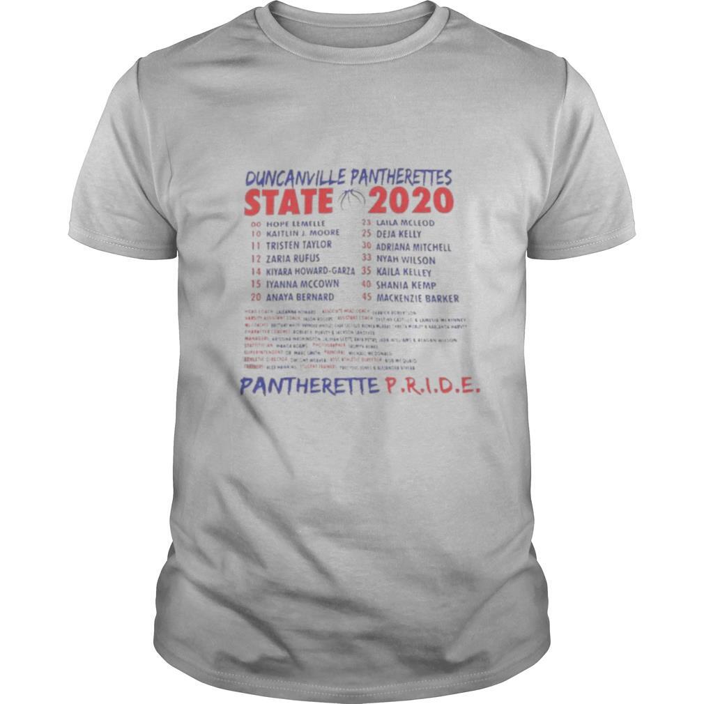 Duncanville panthers state 2020 basketball shirt