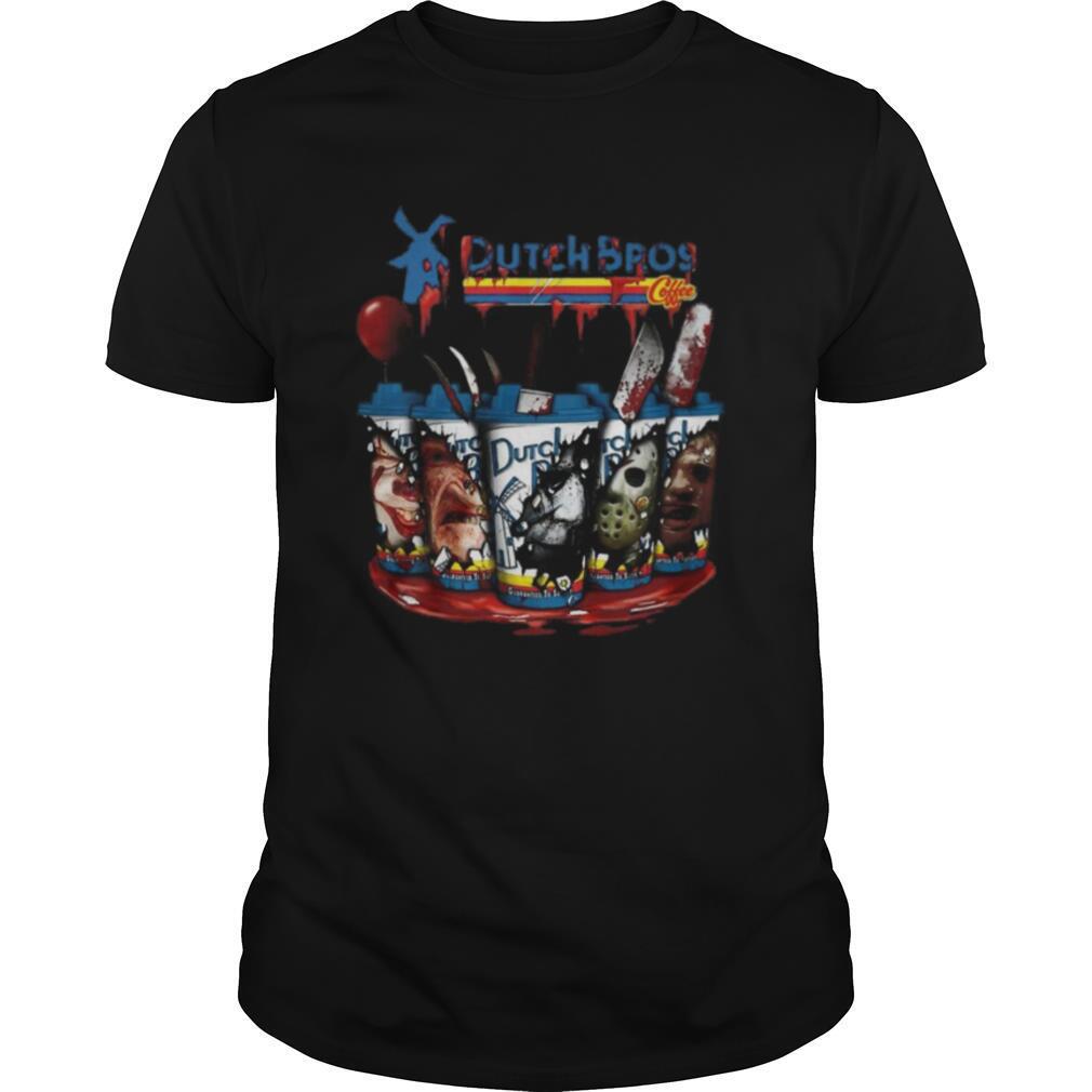 Dutch Bros Coffee Horror Character shirt