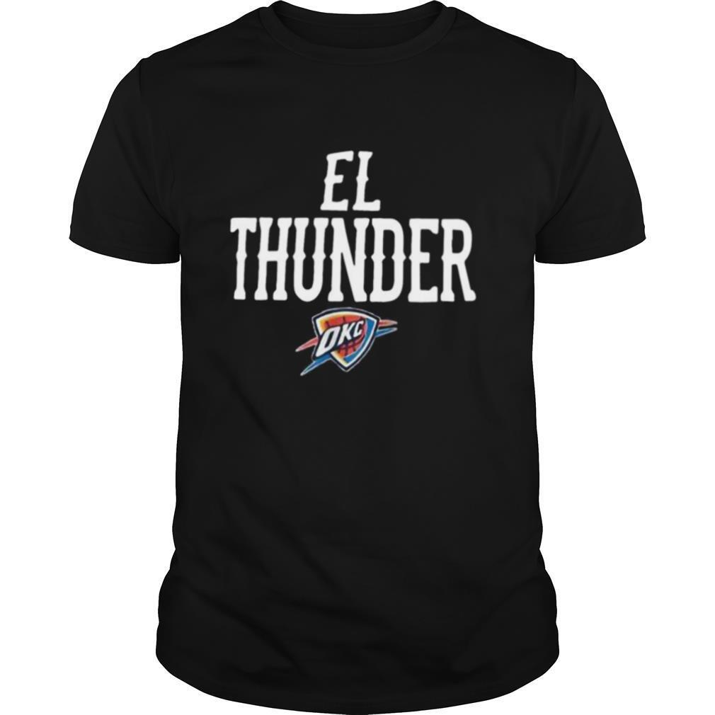 El oklahoma city thunder basketball shirt