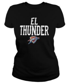 El oklahoma city thunder basketball shirt