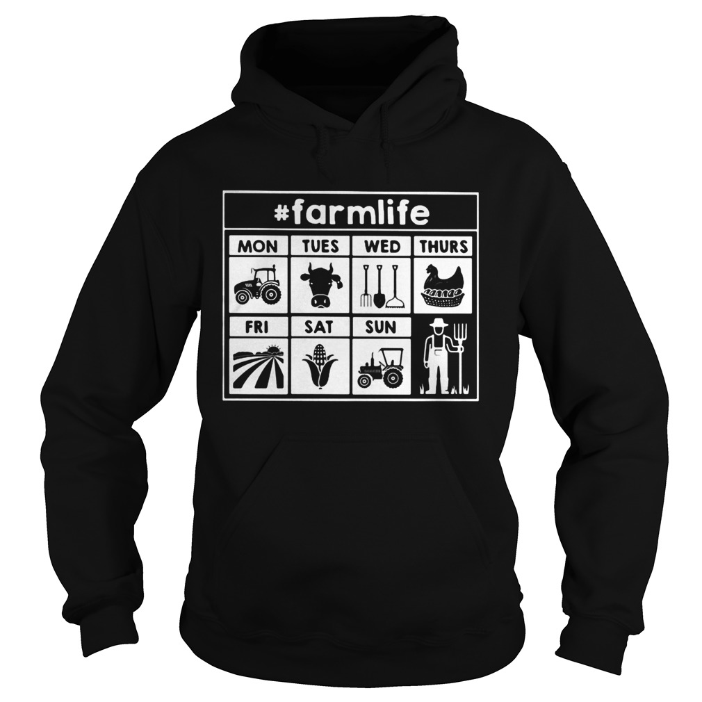 Farmlife Farmers work for the week Hoodie