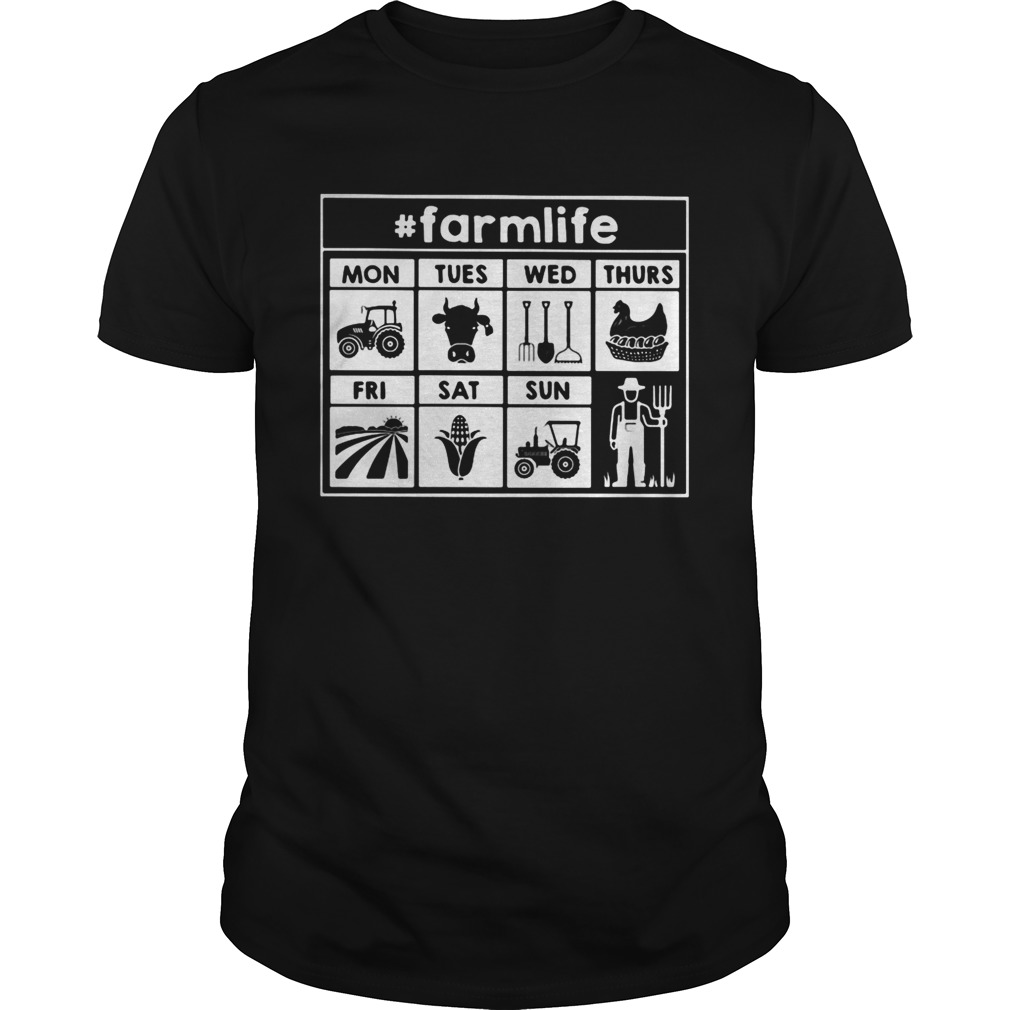 Farmlife Farmers work for the week shirt