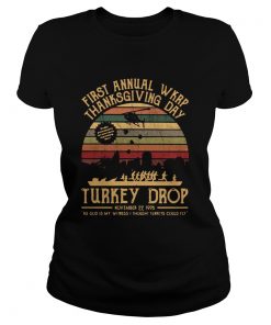 First Annual Wkrp Thanksgiving Day Turkey Drop Vintage  Classic Ladies