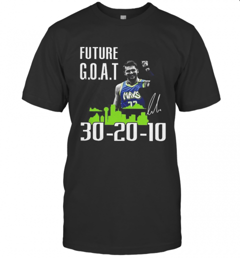 Future Goat Dallas Mavericks Basketball Signature T-Shirt