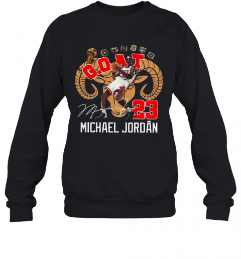 GOAT 23 Michael Jordan Signature T-Shirt Unisex Sweatshirt