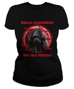 HELLO DARKNESS MY OLD FRIEND DOG BLOOD MOON  Classic Ladies