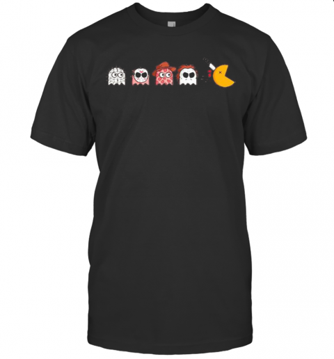 Halloween Horror Characters Chibi Game T-Shirt