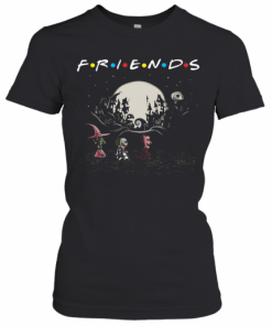 Halloween Jack Skellington And Friends Crossing Road T-Shirt Classic Women's T-shirt