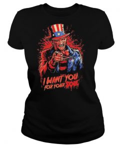 Halloween freddy krueger i want you for your soul shirt