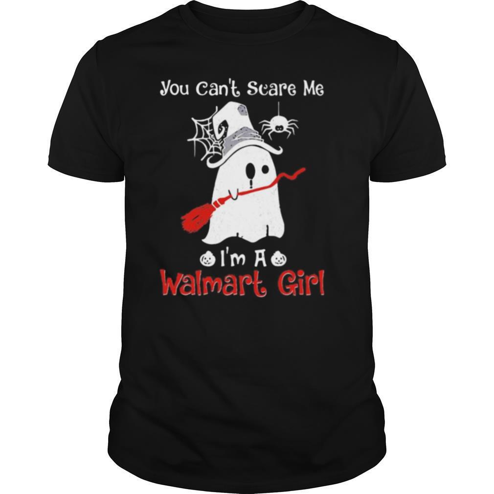 Halloween ghost you can’t scare me i’m a walmart girl shirt