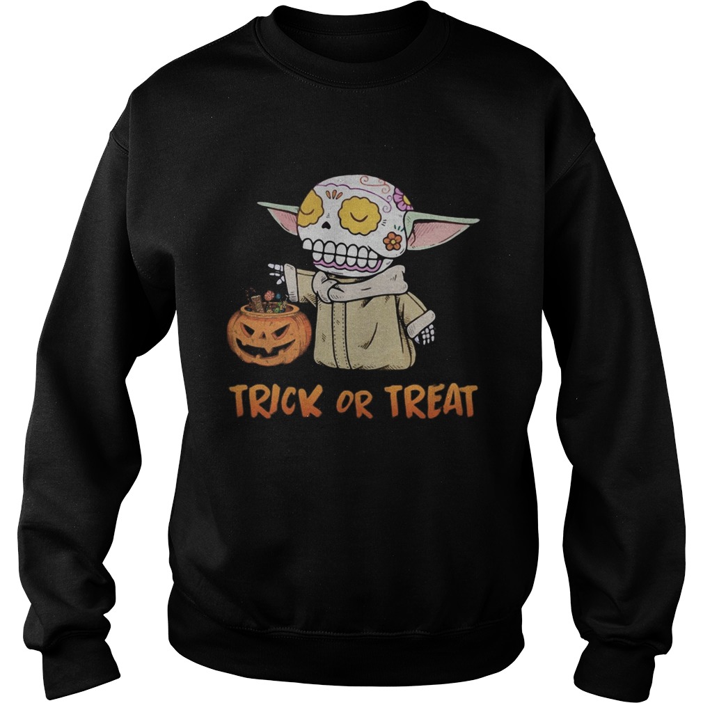 Halloween sugar skill trick or treat pumpkins Sweatshirt