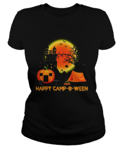 Happy campoween halloween pumpkin moon  Classic Ladies