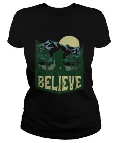 Hiking Bigfoot Forest Believe  Classic Ladies