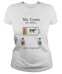 Holstein My cows are calling and i must go out of battery  Classic Ladies