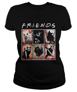 Horror Characters Cat Version Friends  Classic Ladies