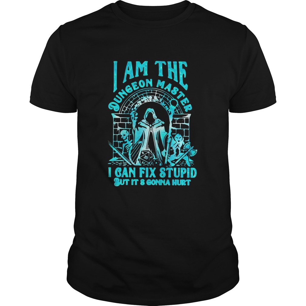 I Am The Dungeon Master I Cant Fix Stupid But Its Gonna Hurt shirt