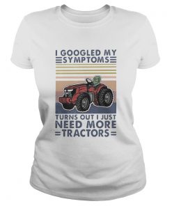 I googled my symptoms turns out i just need more tractors vintage retro white  Classic Ladies