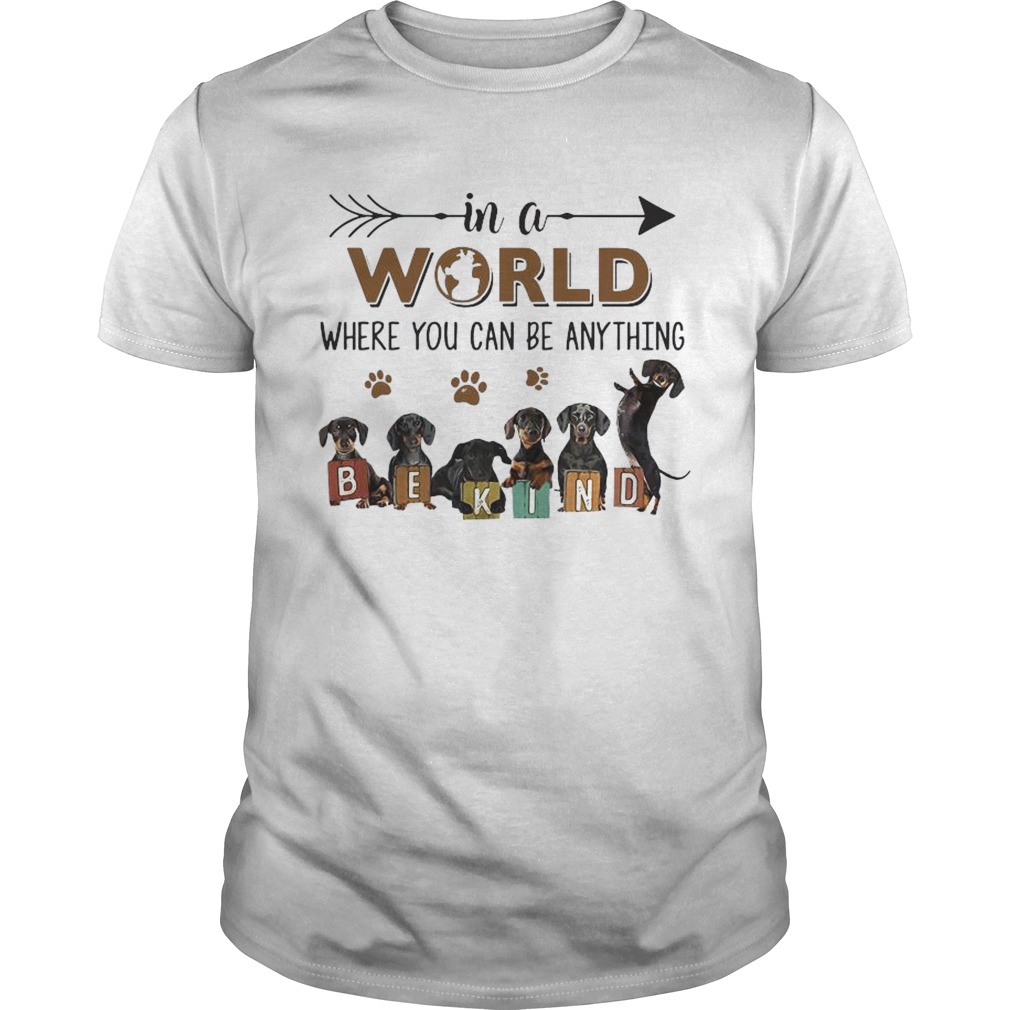 In A World Where You Can Be Anything Be Kind shirt