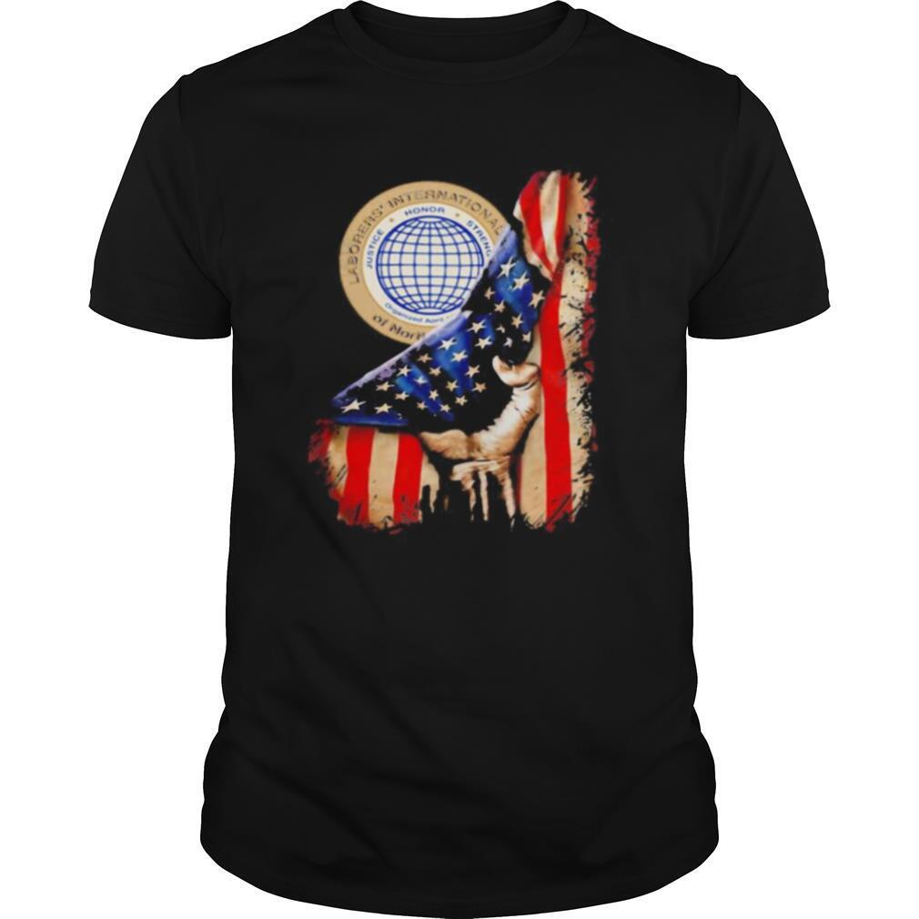 International union of north america american flag independence day shirt