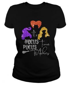 Its Hocus Pocus Time Witches Halloween  Classic Ladies